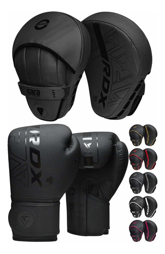 Rdx Juego De Almohadillas Y Guantes De Boxeo, Maya Hide Lea.