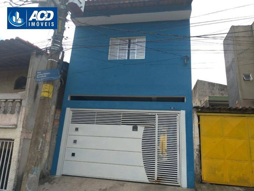 Imagem 1 de 16 de Sobrado Com 2 Dormitórios Para Alugar, 100 M² Por R$ 1.500,00/mês - Jardim Álamo - Guarulhos/sp - So0169