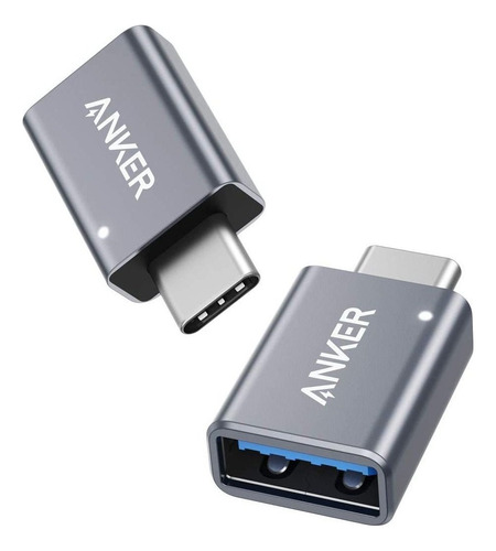 Adaptador Usb A Usb C 3.0, 2 Pack/gris