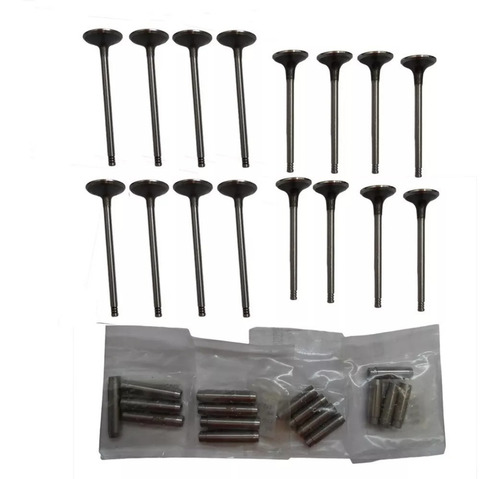 Kit Valvulas Y Guías De Camara Optra Limited Tapa Amarilla