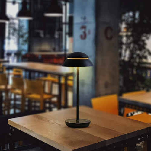 Elegante Lámpara De Mesa Led En Forma De Hongo: Recargable,