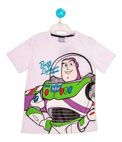 Remera Original Toy Story Buzz Lightyear Ind Nacional C/lice