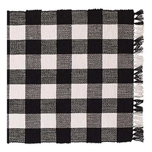 Country House Collection 31466 Alfombra Negra A Cuadros, 54 