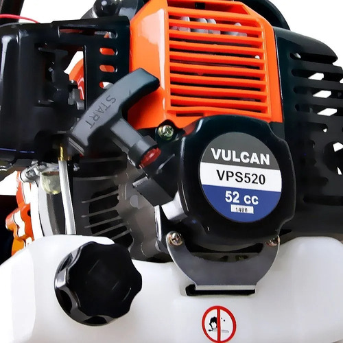 Perfurador De Solo À Gasolina Com Broca 52cc Vps520 Vulcan