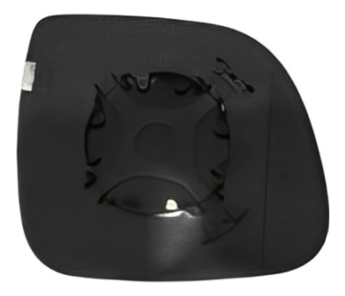 Lente Com Base Retrovisor Amarok 10/24 Térmico Esquerdo