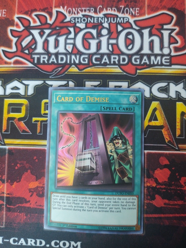 Yu-gi-oh Card Of Demise Dupo-en050 1st Ed. Ultra Rare