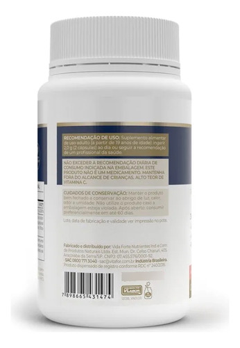 Suplemento Vita C3 Com 120 Cápsulas Vitafor