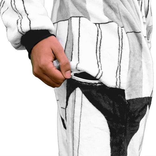 Imagem 3 de 3 de Pijama Macacão Kigurumi Star Wars Stromtrooper M Oficial