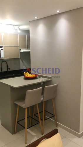 Imagem 9 de 15 de Apartamento A Venda No Jd. Marajoara Com 2 Dormitórios, 1 Suíte E 1 Vaga. - Mc9783