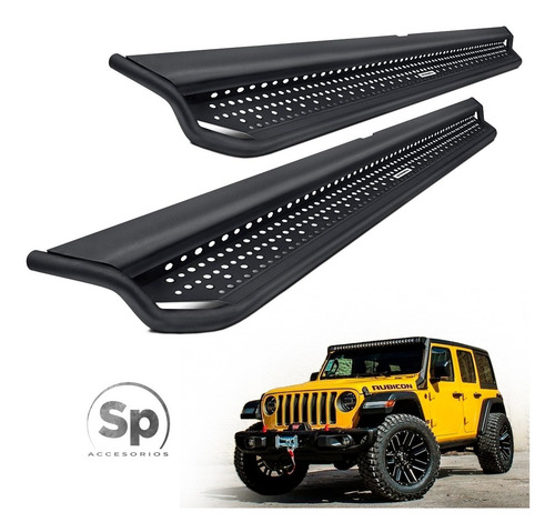 Imagen 1 de 10 de Estribos Dominator D1 Go Rhino Jeep Wrangler Jl 2019/2021