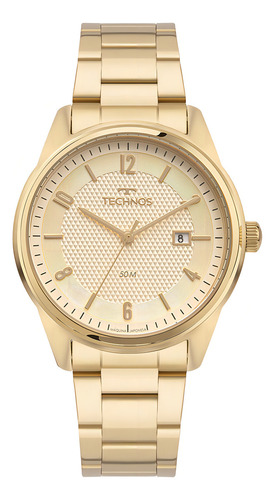 Relógio Technos Masculino Steel Dourado - 2115twm/1d