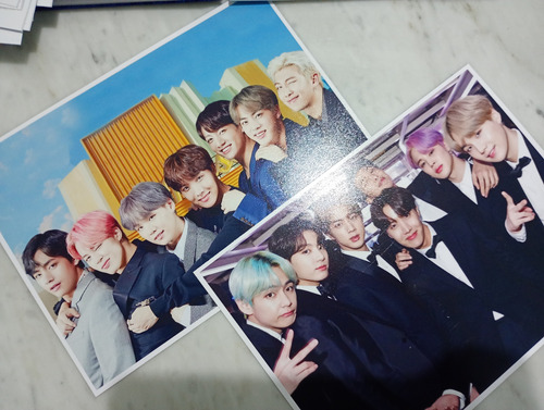Cuaderno Inteligente De Bts K-pop Con Stickers Y Accesorios Negro