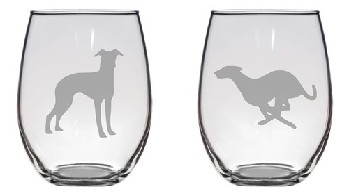 Galgo Grabado 20.5 Copa Vino Tallo Italiano