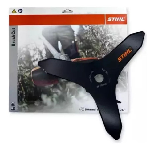Hoja de 3 cuchillas de 300 mm para desbrozadora Stihl Fs160/220/260/280/290