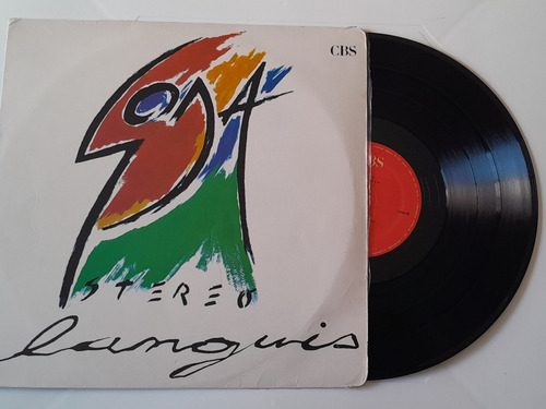 Soda Stereo Languis Lp Vinilo Cbs 1990 Colombia