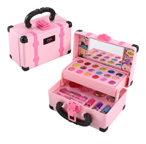 Kit De Maquillaje Infantil De 30 Piezas Para Niñas, Juego