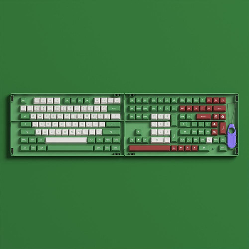 Keycaps Akko Asa Double Shot Kit 158 Teclas Matcha Red Bean