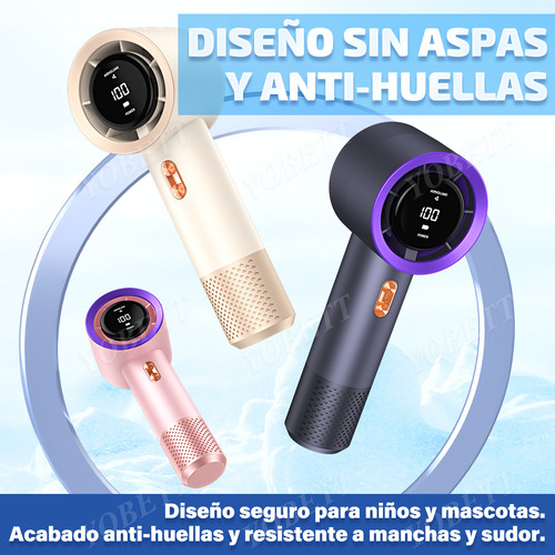 Mini Ventilador Portátil Recargable Turbo Potente Escritorio