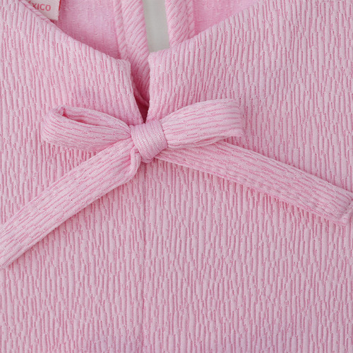 Blusa Con Tres Moños Al Frente Niña Flory 0064