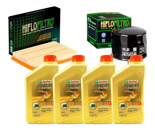 Kit Service Filtro Y Aceite Bmw S 1000 Rr Hiflofiltro Ryd