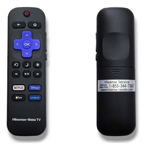 Control Original Hisense Smart Roku Tv Rc-alir