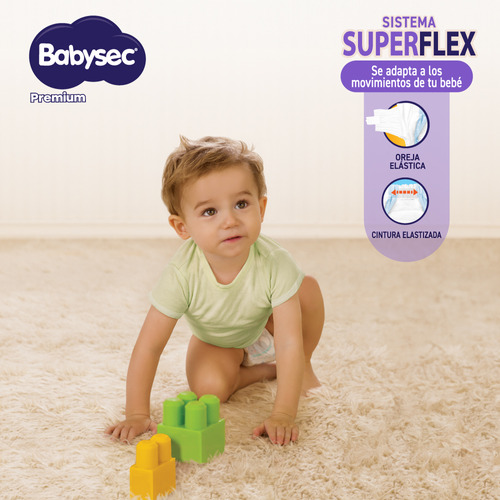 Babysec premium tamaño g 120 unidades