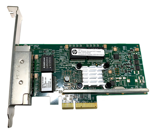 HP 647594-B21 placa de red quad port gigabit ethernet server