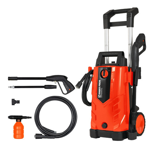 Hidrolavadora eléctrica Dowen Pagio HU180PR naranja y negra de 2000W con 180bar de presión máxima 220V - 50Hz