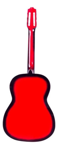 Guitarra clásica La Purepecha Acústica clásica para diestros roja sombra brillante