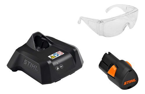 Bateria de roçadeira sem fio Stihl Fsa 30 10.8v branca/laranja