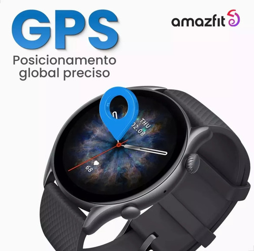 Smartwatch Amazfit Gtr 4 New Com Gps A2040 Galaxy Blac