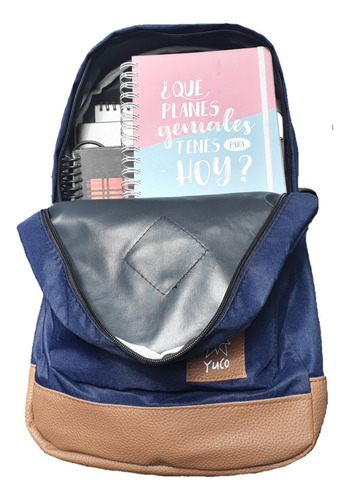 Imagen 10 de 10 de Mochila Portanotebook Universitaria Escolar Estampada