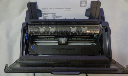Impressora Matricial Epson Lx350 Usb 120v-falha Na Impressão Preto (Usado)