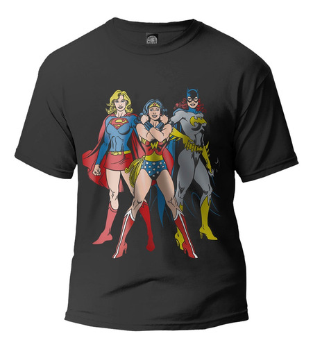 Playera Wonder Woman 3b Mujer Maravilla Supergirl Dc Comics