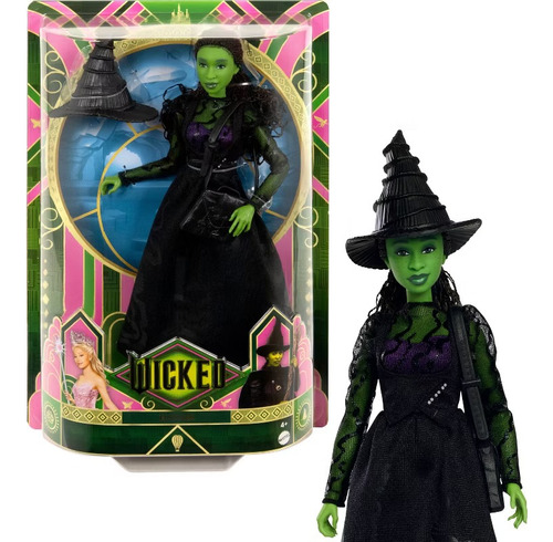 Mattel Wicked Fashion Muñeca Elphaba Y Accesorios Universal