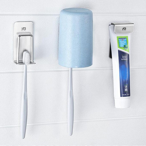 // 2 Soporte De Cepillo De Pared Accesorios Organizador