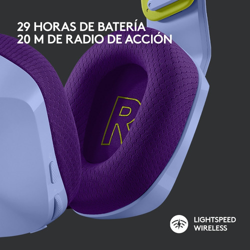 Imagen 4 de 10 de Auriculares G733 Con Micrófono Inalámbricos Lightspeed Rgb P
