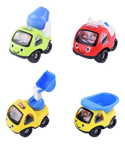 E Children's Q Version Car Mini Engineering Car Baby In 8001