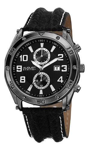 Reloj Para Hombre August Steiner As8117bk De Cuarzo Banda