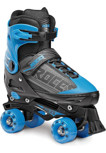 Roces 550046 Men's Model Quaddy 1.0 Roller Skate, Black/blue