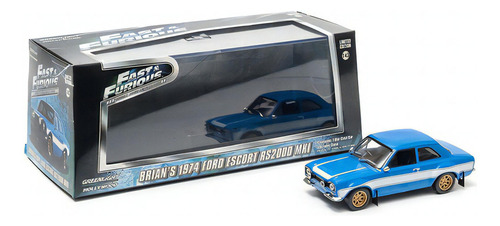 Ford Escort Rs 2000 Mk1 Brian 1974 1/43 Greenlight
