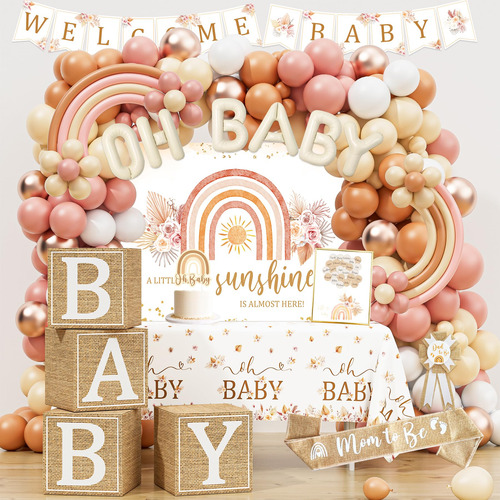 Decoraciones Bohemio Para Baby Shower En Hycsanbao Un Pequeñ