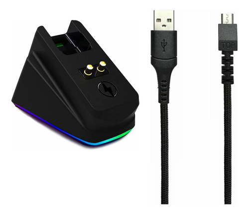 Dock De Carga Compatible Con Razer Mouse Viper Ultimate Naga