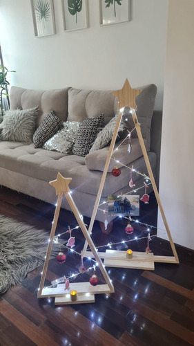 Imagen 2 de 7 de Arbolito De Navidad Nordico Retro