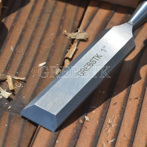 Grebstk 4 Piece Wood Chisel Tool Sets Sturdy Chrome Vanad...