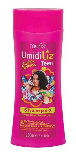 Shampoo Umidiliz Teen Cachos Perfeitos Muriel 250ml