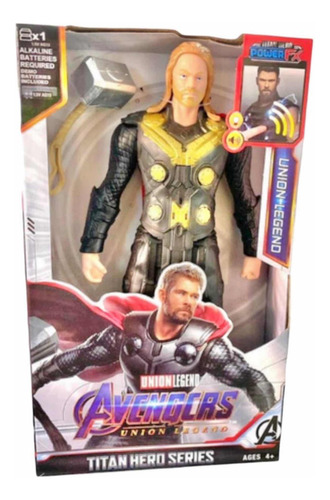 Figura Thor Avengers Union Legend Titan Hero Sonidos 519k