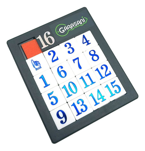 Número Deslizante Puzzle Brain Teaser Iq Game - Paquete De 1