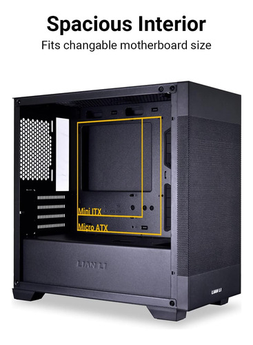 Case De Pc Micro Atx Lian Li Li High Atx, Caja De Computador