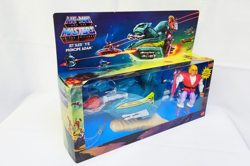 He-man Príncipe Adam Jet Sled Figura Mattel